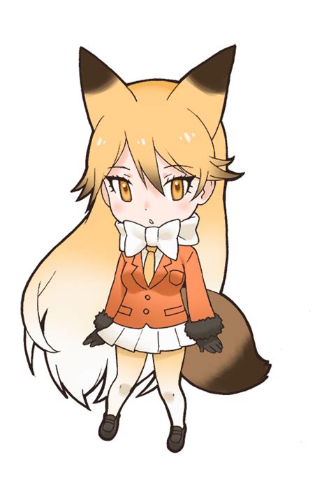 kemono feliz|Zorro Kemono rojo oscuro feliz .